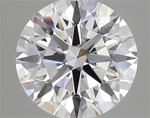 Picture of Lab Created Diamond 2.50 Carats, Round with ideal Cut, D Color, vs1 Clarity and Certified by IGI