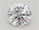 Del inventario de diamantes de laboratorio, 0.72 quilates, Redondo , Color D, claridad vvs2 y certificado IGI