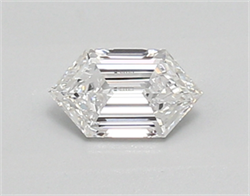 Picture of Lab Created Diamond 0.50 Carats, LONG HEXAGON with  Cut, D Color, vvs2 Clarity and Certified by IGI