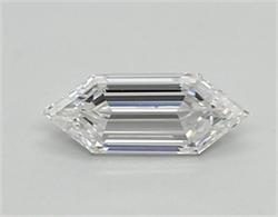 Picture of Lab Created Diamond 0.45 Carats, LONG HEXAGON with  Cut, E Color, vvs1 Clarity and Certified by IGI