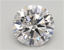 Lab Created Diamond 3.01 Carats, Round with ideal Cut, F Color, vvs2 Clarity and Certified by IGI