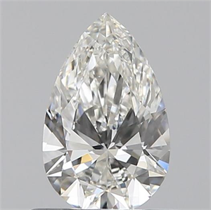 Picture of 0.52 Carats, Pear H Color, VVS1 Clarity and Certified by GIA