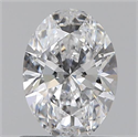 0.70 quilates, Ovalado , Color D, claridad VVS2 y certificado por GIA