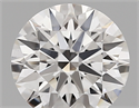 Lab Created Diamond 1.74 Carats, Round with ideal Cut, D Color, vvs2 Clarity and Certified by IGI