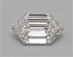 Picture of Lab Created Diamond 0.74 Carats, LONG HEXAGON with  Cut, F Color, vs1 Clarity and Certified by IGI