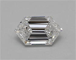 Picture of Lab Created Diamond 0.61 Carats, LONG HEXAGON with  Cut, D Color, vvs2 Clarity and Certified by IGI