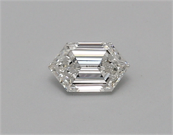 Picture of Lab Created Diamond 0.40 Carats, LONG HEXAGON with  Cut, F Color, vvs2 Clarity and Certified by IGI