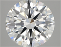 Lab Created Diamond 4.01 Carats, Round with excellent Cut, D Color, vvs2 Clarity and Certified by IGI