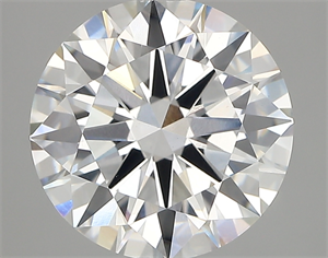 Picture of Lab Created Diamond 4.01 Carats, Round with excellent Cut, D Color, vvs2 Clarity and Certified by IGI