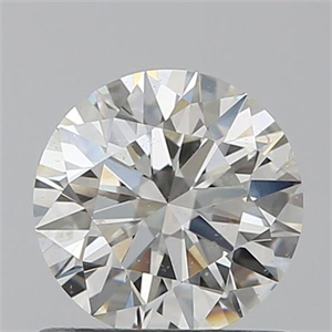 Picture of 0.70 Carats, Round with Excellent Cut, J Color, SI2 Clarity and Certified by GIA