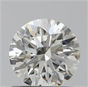 0.70 Carats, Round with Excellent Cut, I Color, VVS2 Clarity and Certified by GIA