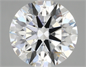 Lab Created Diamond 2.81 Carats, Round with ideal Cut, E Color, vs1 Clarity and Certified by IGI