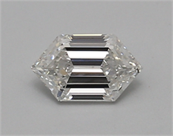 Picture of Lab Created Diamond 0.62 Carats, LONG HEXAGON with  Cut, E Color, vs1 Clarity and Certified by IGI