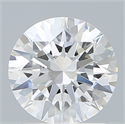 Lab Created Diamond 1.61 Carats, Round with Excellent Cut, E Color, VVS2 Clarity and Certified by IGI