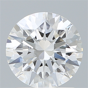 Picture of Lab Created Diamond 1.61 Carats, Round with Excellent Cut, E Color, VVS2 Clarity and Certified by IGI