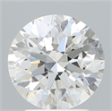 Del inventario de diamantes de laboratorio, 2.85 quilates, Redondo , Color E, claridad VVS2 y certificado IGI