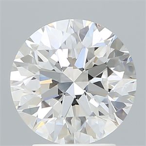 Picture of Lab Created Diamond 2.85 Carats, Round with Excellent Cut, E Color, VVS2 Clarity and Certified by IGI