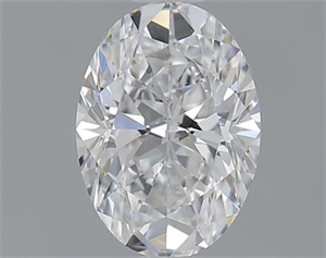 Picture of 0.90 Carats, Oval D Color, SI1 Clarity and Certified by GIA