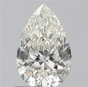 Picture of 0.70 Carats, Pear J Color, VVS1 Clarity and Certified by GIA