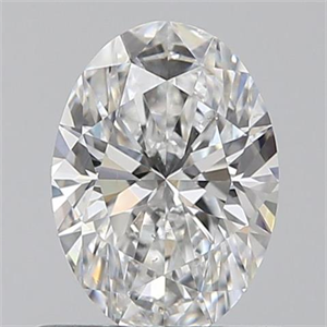 Picture of 0.61 Carats, Oval E Color, VS2 Clarity and Certified by GIA