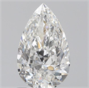 0.81 Carats, Pear E Color, VS2 Clarity and Certified by GIA