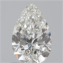 0.60 quilates, De pera , Color H, claridad VS2 y certificado por GIA