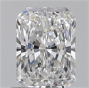 0.85 Carats, Radiant E Color, VS2 Clarity and Certified by GIA