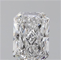 0.50 quilates, Radiante , Color D, claridad VS1 y certificado por GIA