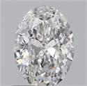 0.70 Carats, Oval E Color, VS2 Clarity and Certified by GIA