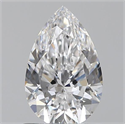 0.80 Carats, Pear D Color, VS2 Clarity and Certified by GIA