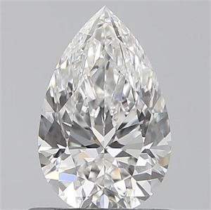 Picture of 0.70 Carats, Pear F Color, VVS2 Clarity and Certified by GIA
