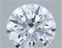 Lab Created Diamond 1.89 Carats, Round with ideal Cut, D Color, vs1 Clarity and Certified by IGI