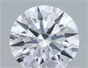 Lab Created Diamond 1.88 Carats, Round with ideal Cut, D Color, vs1 Clarity and Certified by IGI
