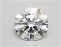 Lab Created Diamond 0.97 Carats, Round with ideal Cut, D Color, vvs2 Clarity and Certified by IGI