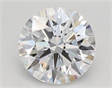 Lab Created Diamond 0.97 Carats, Round with ideal Cut, D Color, vvs2 Clarity and Certified by IGI