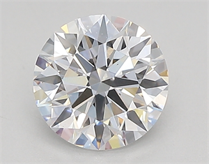 Picture of Lab Created Diamond 0.85 Carats, Round with ideal Cut, D Color, vvs2 Clarity and Certified by IGI