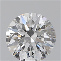 0.80 quilates, Redondo Ideal, Color E, claridad VVS1 y certificado por GIA
