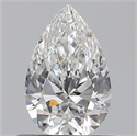 0.50 quilates, De pera , Color E, claridad VS2 y certificado por GIA