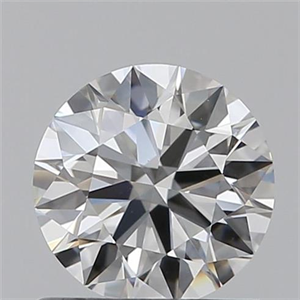 Foto 0.70 quilates, Redondo Ideal, Color F, claridad VS1 y certificado por GIA de