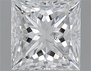 Picture of 1.02 Carats, Princess E Color, SI2 Clarity and Certified by GIA