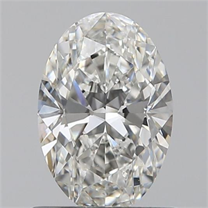 Picture of 0.70 Carats, Oval H Color, VS1 Clarity and Certified by GIA