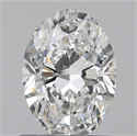 0.80 Carats, Oval F Color, VVS1 Clarity and Certified by GIA