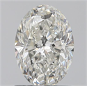 0.90 Carats, Oval I Color, SI1 Clarity and Certified by GIA