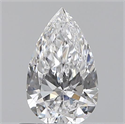 0.50 Carats, Pear D Color, VS1 Clarity and Certified by GIA