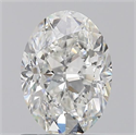 0.91 quilates, Ovalado , Color G, claridad SI1 y certificado por GIA