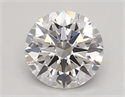Lab Created Diamond 0.86 Carats, Round with ideal Cut, D Color, vs1 Clarity and Certified by IGI