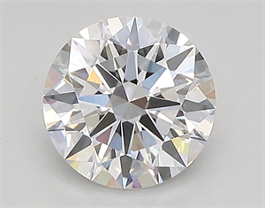 Picture of Lab Created Diamond 0.84 Carats, Round with ideal Cut, D Color, vvs2 Clarity and Certified by IGI