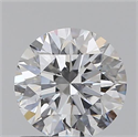 0.81 quilates, Redondo Ideal, Color D, claridad SI1 y certificado por GIA