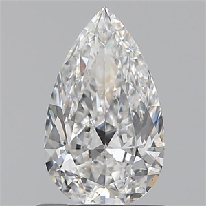 Picture of 0.70 Carats, Pear E Color, SI1 Clarity and Certified by GIA