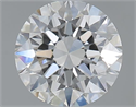 0.80 Carats, Round with Excellent Cut, F Color, VS2 Clarity and Certified by GIA